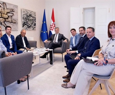 Grad Buzet - Predstavnici Grada Buzeta na sastanku s predsjednikom Vlade RH