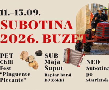 Grad Buzet - Subotina 2026.