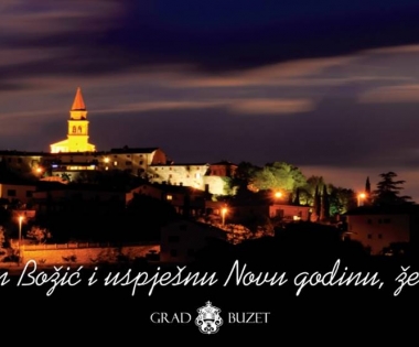 Grad Buzet - Blagdanska čestitka gradonačelnika