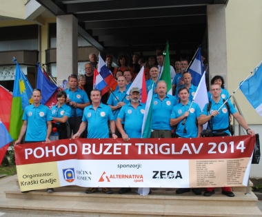 Grad Buzet - Promocija videa pohoda prijateljstva od Buzeta do Triglava