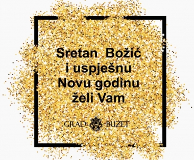 Grad Buzet - Čestitka prigodom nadolazećih blagdana