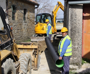 Grad Buzet - Dovršetak kanalizacijskog kolektora Vrh u lipnju