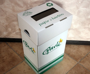 Grad Buzet - Svim građanima kutije za odvojeno sakupljanje papira i kartona