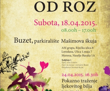 Grad Buzet - “Samanj od rož” u Buzetu