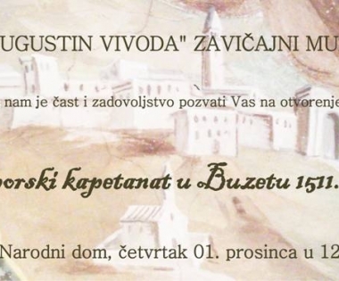 Grad Buzet - Izložba: Rašporski kapetanat u Buzetu