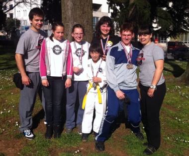 Grad Buzet - Pet boraca i pet postolja Taekwon-do kluba
