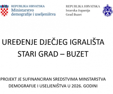 Grad Buzet - Projekt uređenja dječjeg igrališta u Starom gradu Buzetu