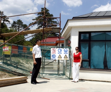 Grad Buzet - Obnavlja se krov i fasada vrtića